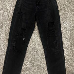 American Eagle Outfitters Black Skinny Jeans Distressed